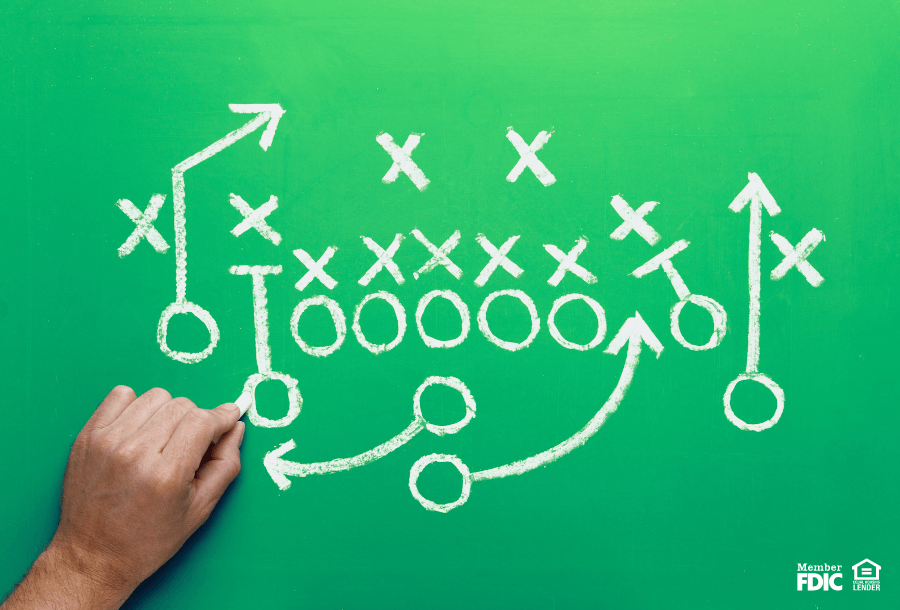 American football play used to illustrate financial idea.